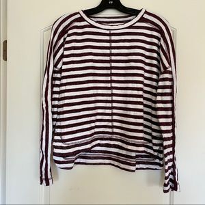 Madewell Beachy Striped Sweatshirt